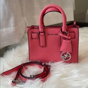 Michael Kors Coral color Mini Bag